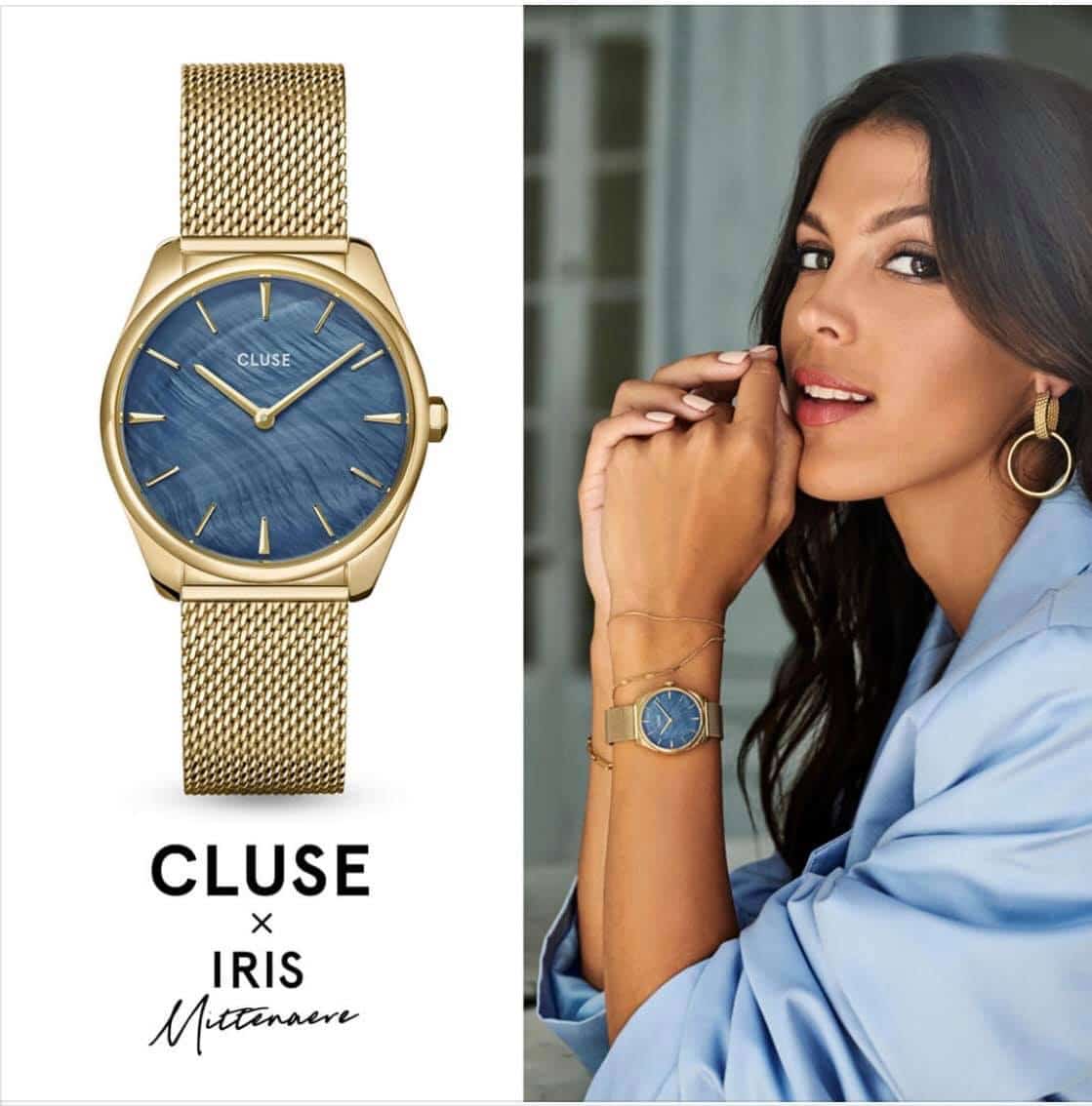 cluse montre femme or