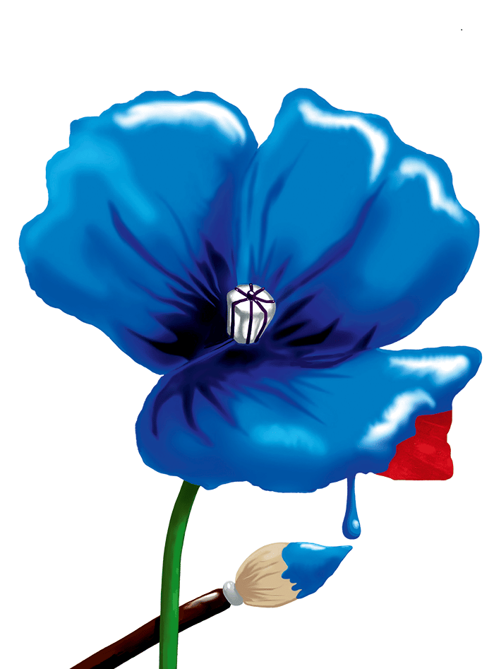 Le Coquelicot Bleu