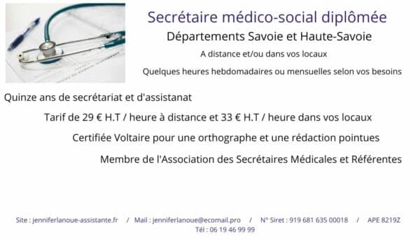 secrétaire médicale Rumilly